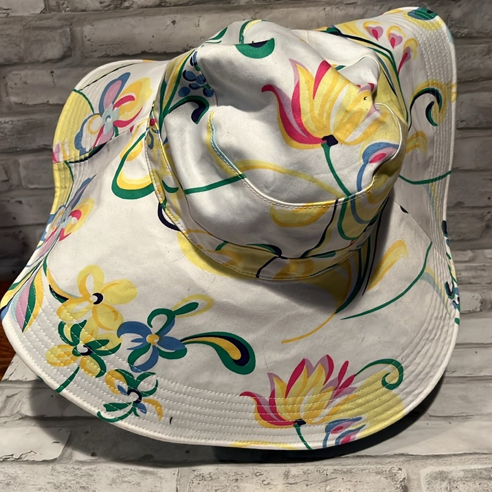 San Diego Hat Co. oversized Brim floral floppy reversible hat women summer - Picture 2 of 5
